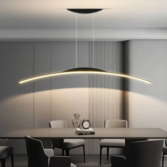 Minimalist Long Strip LED Chandeliers