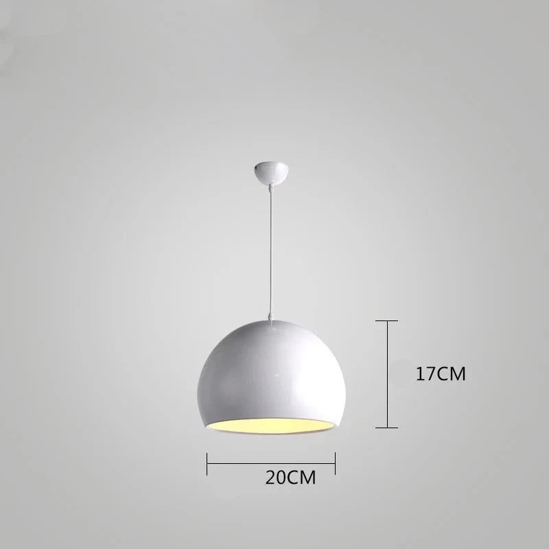 Simple Black & White ball Pendant lights