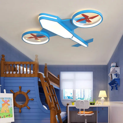 Airplane Ceiling fan Light For Kids Bedroom