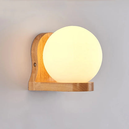 Nordic Sconce Light with Glass Shade