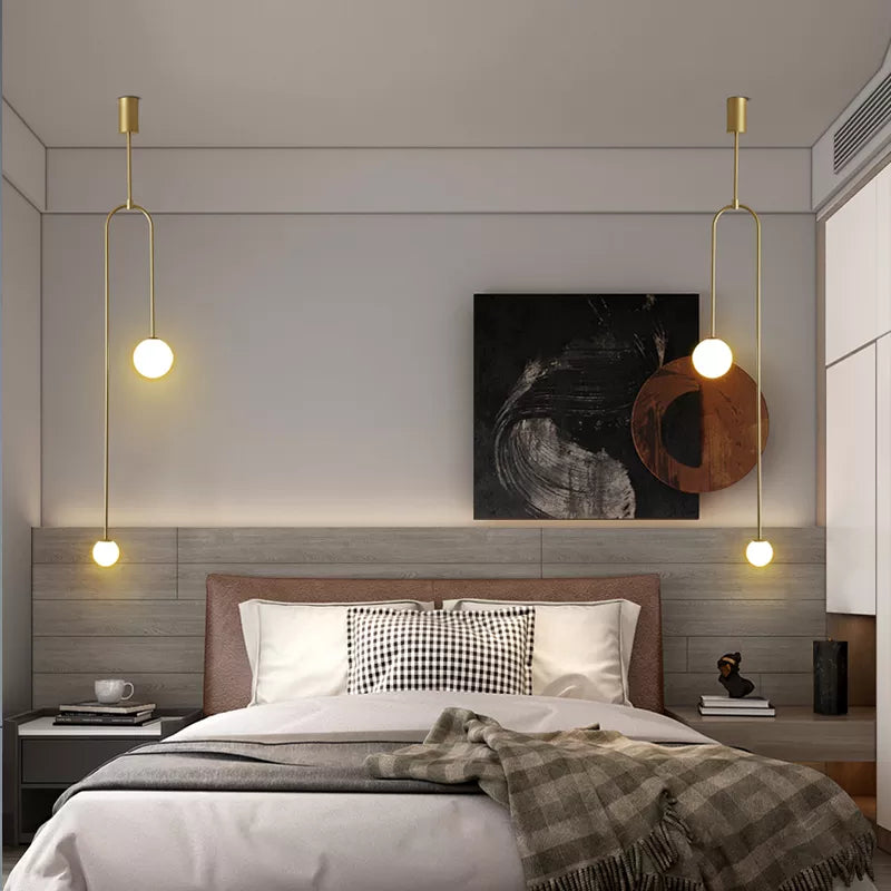 Nordic bedside pendant