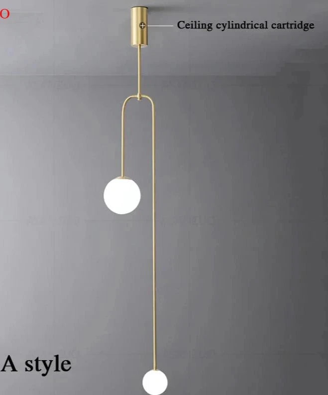 Nordic bedside pendant