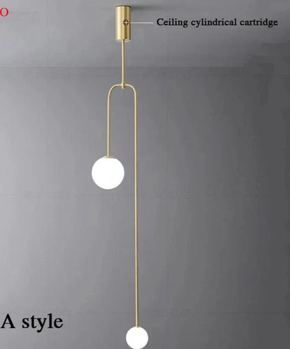 Nordic bedside pendant