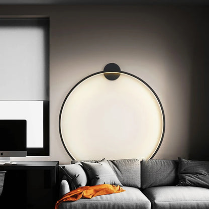 Aluminum Circle sconce light