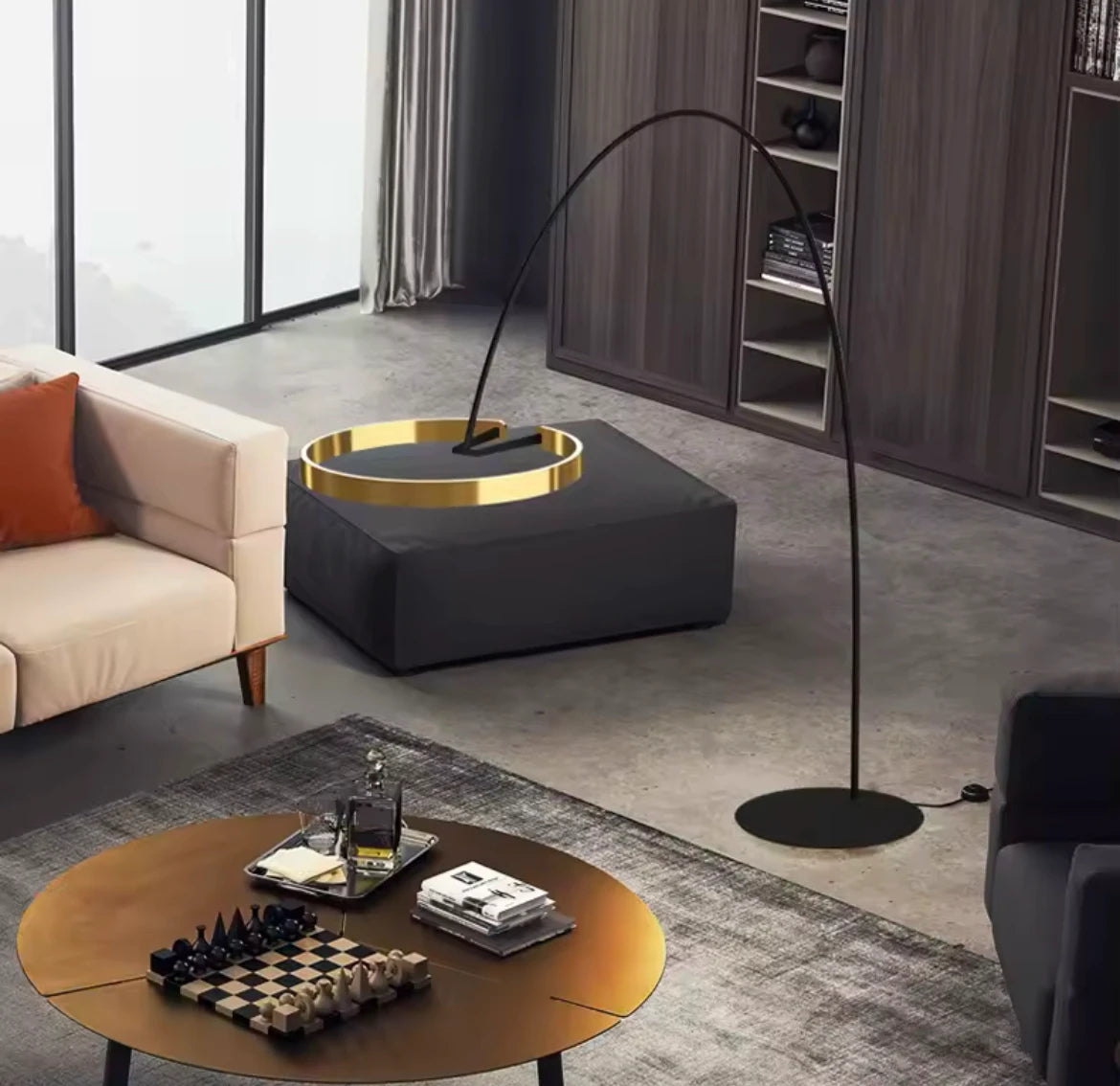 Nordic Led Designer Fishing Floor Lamp