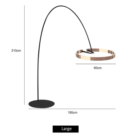 Nordic Led Designer Fishing Floor Lamp