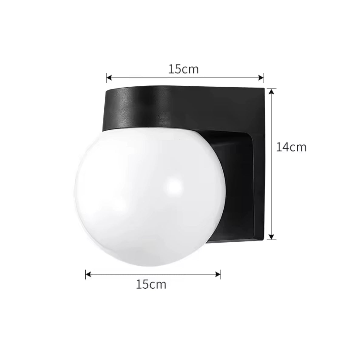 LED Outdoor Waterproof PC Wall Lamp