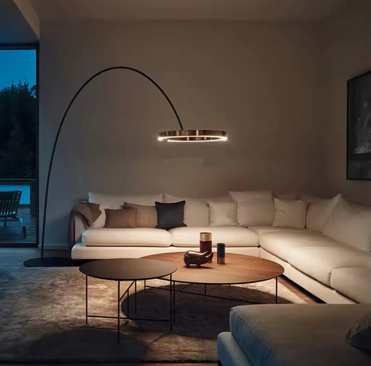 Nordic Led Designer Fishing Floor Lamp